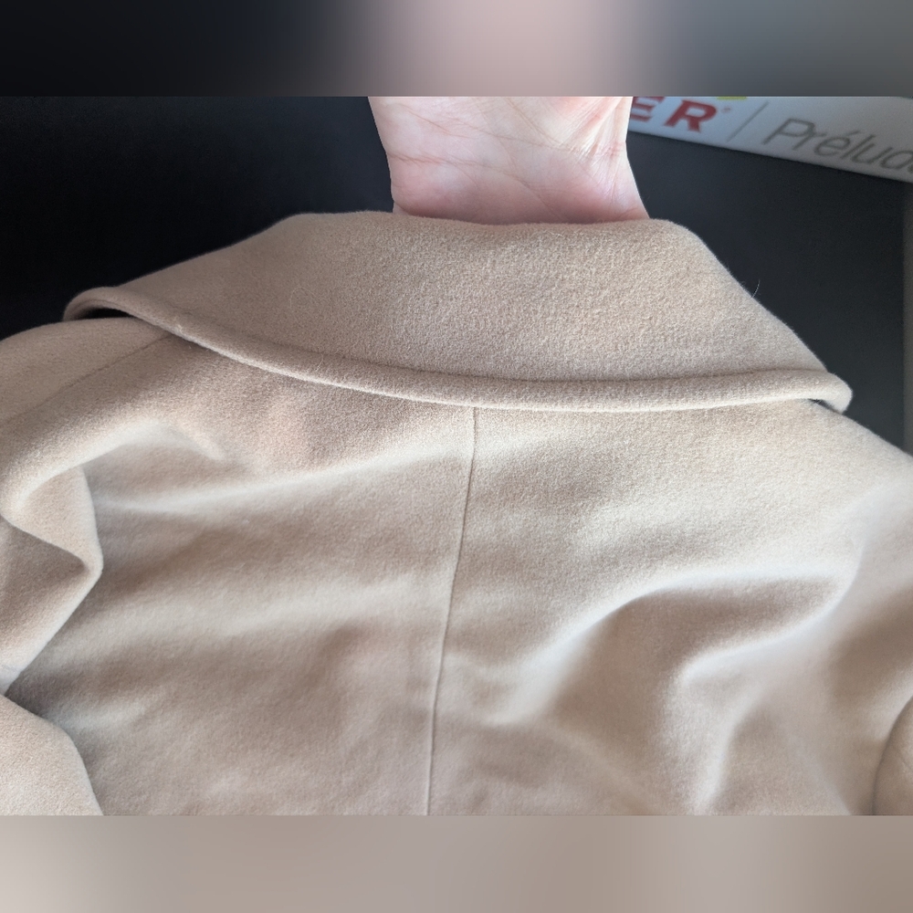 NWT Aritzia Sunday Best Fitzroy Coat in Gold Camel - Picture 7 of 15